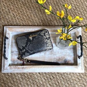 Stella and Dot Snakeskin Wallet